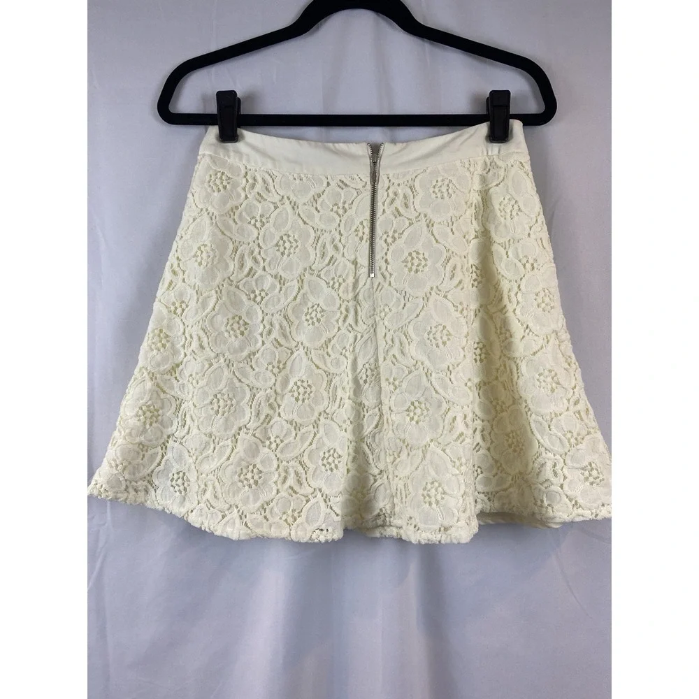 The Limited 2014‎ Size 2 Lined Lace A Line Mini Skirt Back Zipper